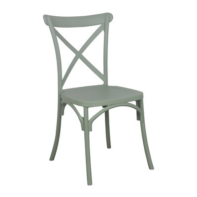 Chaise de terrasse en plastique, DUBLIN OVIALA