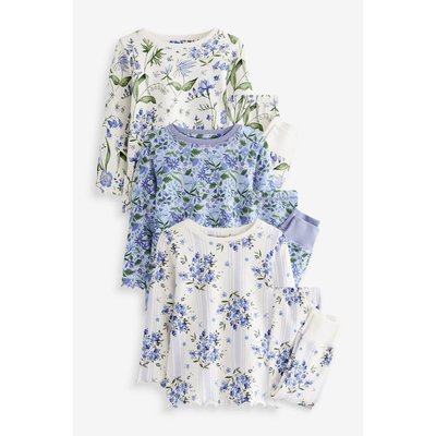 Pyjamas à fleurs, lot de 3 NEXT