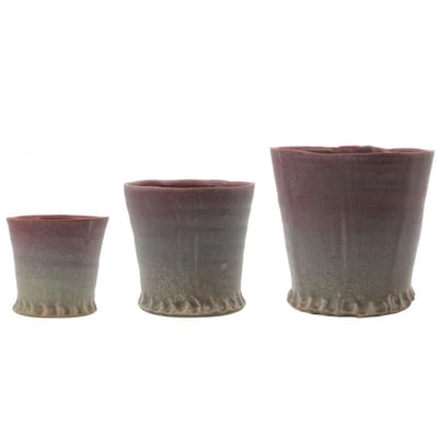 Lot de 3 cache-pots Ville HOUSE DOCTOR
