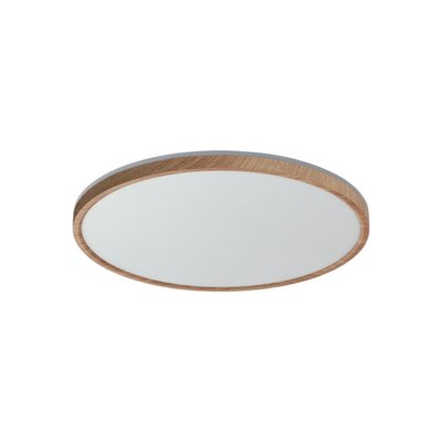 Plafonnier led 40W imitation bois clair Osona MILLUMINE