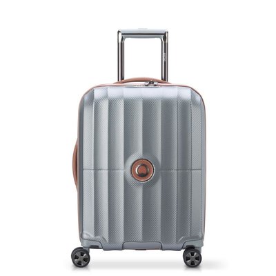 Valise cabine trolley slim 4 doubles roues   Taille : S,  ST TROPEZ DELSEY PARIS