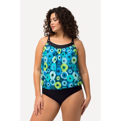Tankini à imprimé cercles. Bonnets souples ULLA POPKEN