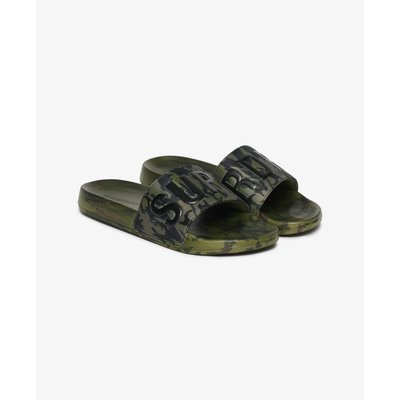 Sandales de piscine à motif camouflage Core SUPERDRY