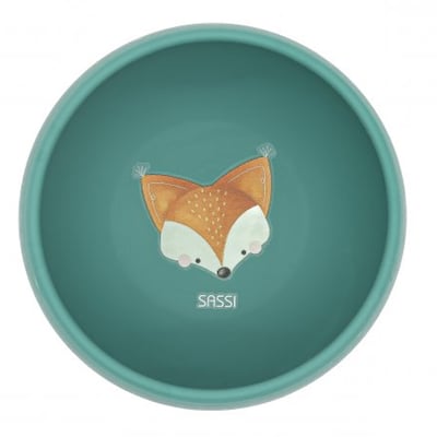 Bol en silicone avec ventouse ANIMAUX SASSI