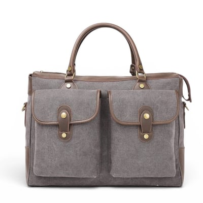 Sac week-end femme cuir et toile ZANZIBAR OH MY BAG