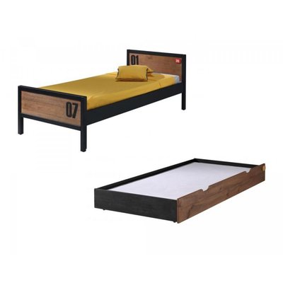 Lit gigogne style industriel Alex VIPACK