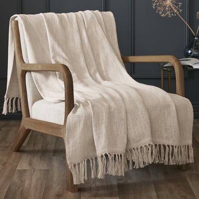 Plaid uni coton EDEN