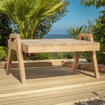 Table basse jardin en teck massif Axel WANDA COLLECTION