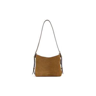 Sac besace en cuir suède, MINI MOREEN NAT & NIN