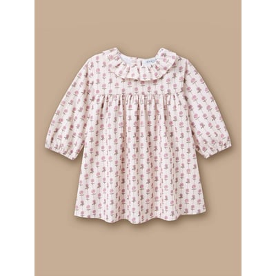 Robe imprimée en velours CYRILLUS