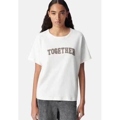 Tee-shirt message brodé perles IKKS