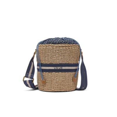 Sac seau en paille LIU JO