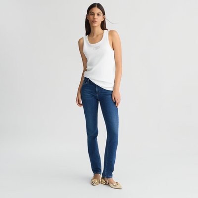 Jean slim foncé avec strass LIU JO