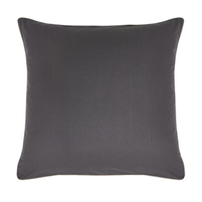 Taie d'oreiller unie en coton bio, Made in France, ORAGE A DEMAIN