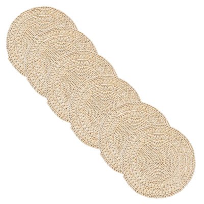 Lot de 6 sets de table rond Escambia SECRET DE GOURMET