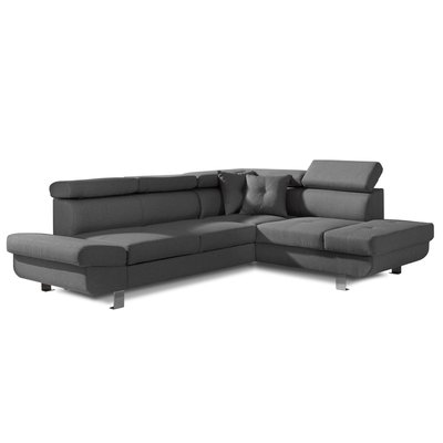 Canapé d'Angle Convertible en Tissu 5 places - LISBONA LISA DESIGN