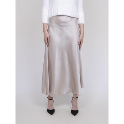 Jupe Longue En Satin Xalpa DONA LISA