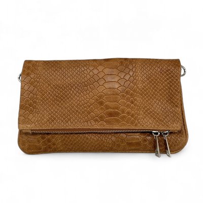 sac pochette en cuir embossé ROXANE PYTHON OH MY BAG