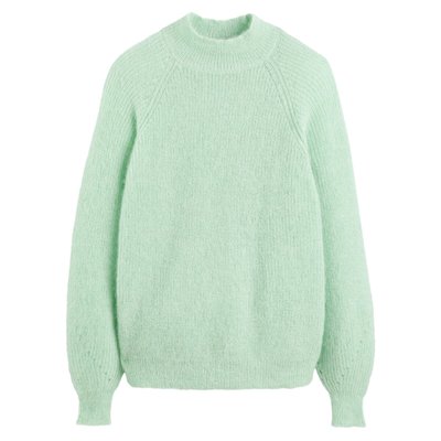Джемпер с высокой горловиной из меланжевой шерсти альпаки, ARISTIDE Signature LA REDOUTE COLLECTIONS