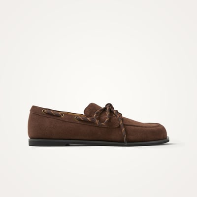 Mocassins bateau avec talon plat et bout rond JUNO Moor VANESSA WU