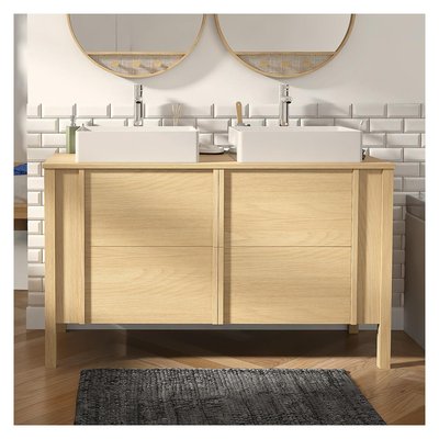 Meuble double+vasque+robinet NESTO MOB IN