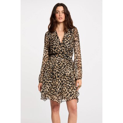 Robe courte ajustée imprimée MORGAN