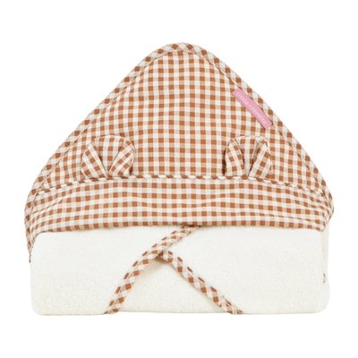 Cape de bain coton bio POM POUCE LITTLE CREVETTE
