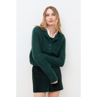 Gilet droit col rond MVANILLE CAROLL