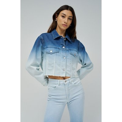 VESTE EN JEAN CROPPED DÉGRADÉ SALSA JEANS