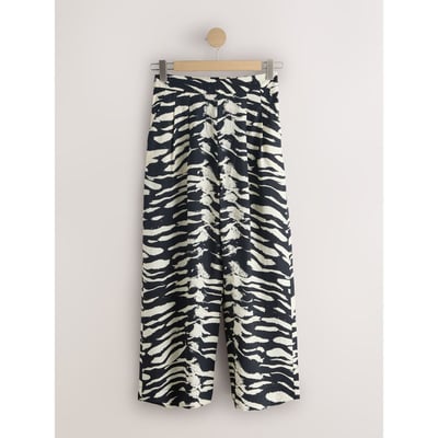 Pantalon large avec lin NEXT