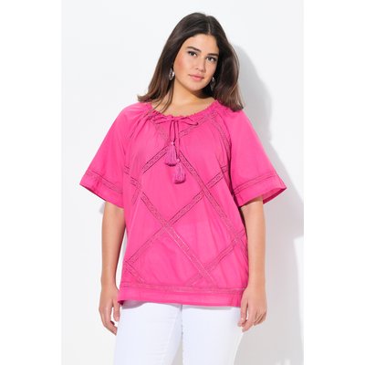 Blouse avec empiècements en dentelle ULLA POPKEN