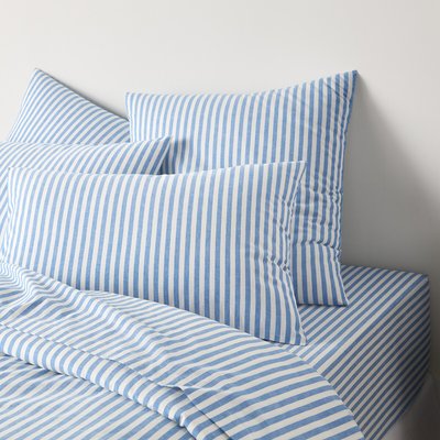 Funda de almohada de algodón, Soizic azul LA REDOUTE INTERIEURS