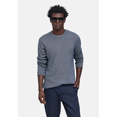 Pull tricot mouliné col rond IKKS