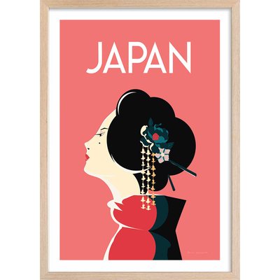 Affiche voyage Japon et tradition HEXOA