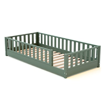 Lit au sol enfant en bois SONHO JURABABY