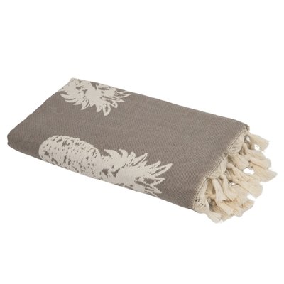 Fouta jacquard coton ANANAS FEBRONIE