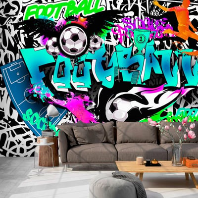 Papier peint intissé panoramique Street art Sports Graffiti EDEN