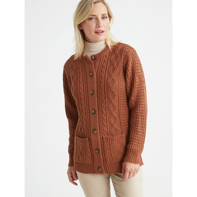 Gilet long camel femme outlet