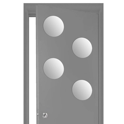 Lot de 4 miroirs adhésifs ronds ATMOSPHERA