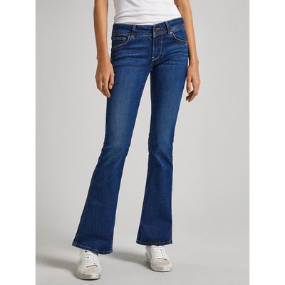 Джинсы-клеш slim fit с низкой посадкой PEPE JEANS