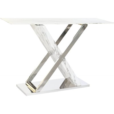 Console en verre effet marbre, Moderno RECOLLECTION