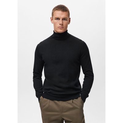 Pull-over 100 % laine mérinos col montant MANGO MAN