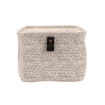 Panier rectangulaire à chevrons 31x21x15cm ORNAMI