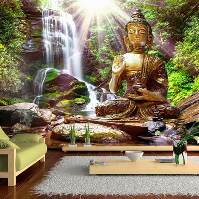 Papier peint intissé panoramique Orient Forest Prayer EDEN