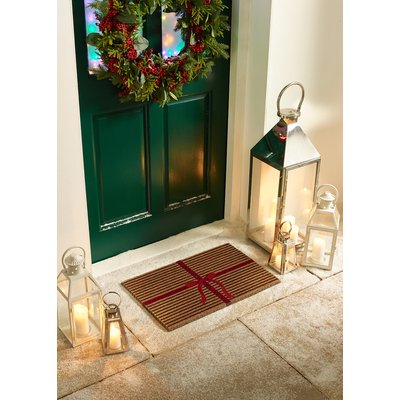 Christmas Gift Wrapped Coir Doormat MY MAT