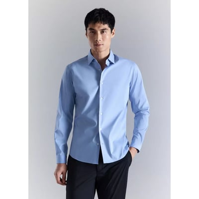 Chemise coton comfort stretch non-iron MANGO MAN