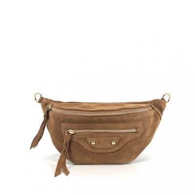 Sac banane en cuir nubuck LOUKA OH MY BAG
