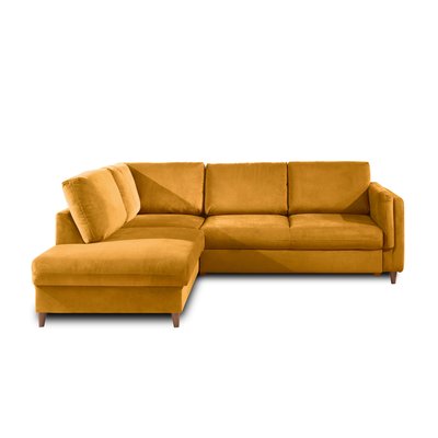 Canapé d'Angle Convertible en Velours 5 places - BROOKE LISA DESIGN