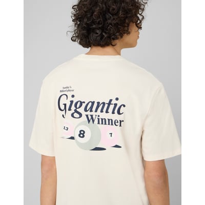 T-shirt imprimé et brodé BZB