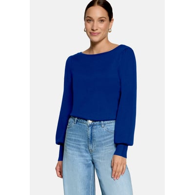 Pull-over en fine maille en fine maille à manches longues ZERO